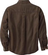 Men's Flannel Lined Shirt Jacket Waxed Cotton
